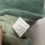 PRETTYGARDEN NWT Pretty Garden Fuzzy Cropped Sherpa Jacket Shacket in Light Green Small Photo 4