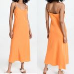 AYR Ten Outta Ten Dress Midi Silk Slip Cara Cara Orange size Small Photo 1