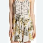 Altar'd State Altar’d State Palm Leaf Beaded Romper Photo 0