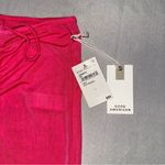 Good American Pink Shimmer Runched Front Swimsuit Cover Photo 7