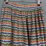 Vintage Maxi Skirt Striped Handmade Floral A Photo 3