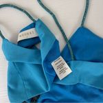 Meshki  Teal Rhinestone Strap Top Photo 4