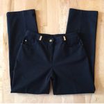 St. John Sport black denim jeans Gold Size 10 Photo 0