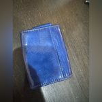 Coach  Blue Leather Wallet. Small. Preloved Photo 0