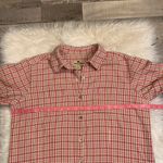 Woolrich  cotton flannel plaid button front shirt L Photo 4