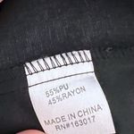 Princess Polly   Faux Leather Black Pants Straight Leg Women's Size 2 Photo 7