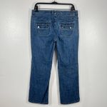 Ann Taylor Denim Jeans Bootcut Pockets Dark Wash Women's Size 10 Photo 3