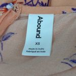 Abound NWT |  Women’s Orange Florals‎ Mini Dress Photo 4