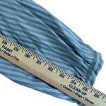 LC Lauren Conrad Women's  Blue Stripes 3/4 Sleeve Plus‎ Size 3X Blouse Button-Up Photo 5