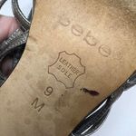 Bebe Metallic Silver Strappy Heeled Sandal Size 9 Photo 84