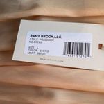 Ramy Brook Kiara Smocked Mini Dress tangerine L Photo 5