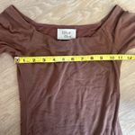 Black Bead Brown Off Shoulder Bodycon Dress Photo 2