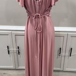 Azazie  MICAYLA Stretch
Dusty Rose A-Line Corset Luxe Knit Dress Photo 5