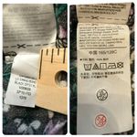 Old Navy EUC  Floral Blouse Black Background w/ Neck Tie 2X Photo 7