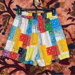 Multi colored bandana shorts Blue Photo 1