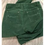 st. john's bay St. John’s Bay Women’s Boot Cut Size 12 TALL Green Corduroy Pants Retro Winter Photo 7