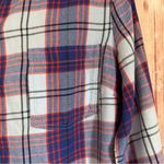 Old Navy  Classic Fit Light Blue Plaid Button Down Shirt Photo 3