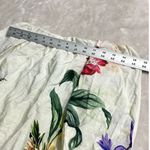 Anthropologie  Midi  Dress Women's Med White Blue Floral Strapless Tunic High Low Photo 9