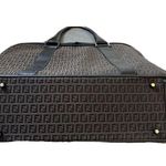 Fendi  Zucca Brown "FF" Logo & Leather Duffel/Weekender Bag Photo 3