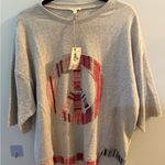 easel New Peace Patch Knit Top Photo 2