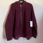 Zella  Faux Shearling Zip Up Photo 1