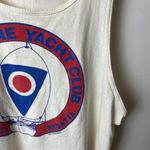 Urban Outfitters Distressed Vintage Melbourne Yacht Club Tank Top White Large L Spring Regatta Photo 6