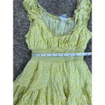 Skylar + Madison mini dress romper flowy milk made sun dress yellow ruffle M Photo 7