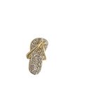 Korean fashion Luxury Zircon Gold plated Stud Earrings Photo 3