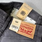 Levi's  Corduroy Pants Womens 25x27 Gray Ribcage Straight Ankle Slim High Rise Y2K Photo 8