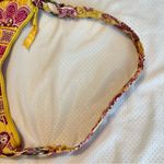 Vera Bradley  Lisa B Bali Slim Hobo Bag Purse Yellow Gold Pink Floral Photo 10