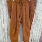 Athleta Plus Size Trekkie North Jogger Drawstring Waist Workout Cattail Brown Photo 2