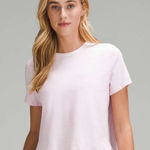Lululemon  tee short sleeve Classic-Fit Cotton Blend T-Shirt Meadowsweet Pink Photo 0