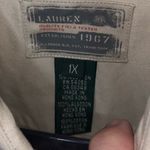 Vintage Lauren Ralph Lauren RL 1967 Safari Utility Vest Khaki 23” P2P Tan Size 1X Photo 3