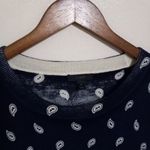 J.Crew  M Merino Wool Preppy Picadilly Navy Pullover Sweater Top Photo 6
