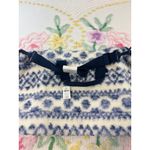 Pink Nation Sherpa Fleece Duffel Bag Travel Weekend Blue Fair Isle Print Photo 4