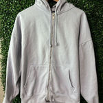 Brandy Melville Steel Blue Oversized Thick Jacket Size Small Photo 0