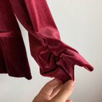 Amanda & Chelsea Amanda &. Chelsea Velvet Blazer - Red Photo 7