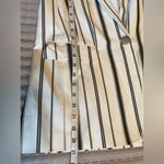 Lafayette 148 Marie Striped Silk blend Blazer. Size 4 Black Photo 9