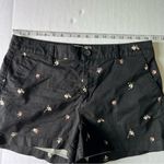 A New Day  dainty floral stretch chino shorts black size 10 Photo 7