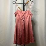 Cotton Candy LA Pink Satin Slip Mini Dress Medium Photo 1