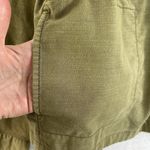 J.Jill  S Small Painter Chore Jacket Light Olive Oil Green Essential Fatigue Photo 6