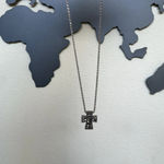 Sterling silver chain and cross necklace Photo 5