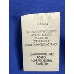 Kay Unger  Melinda High Low Gown Blue Sz 12 NEW Photo 4