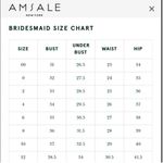 AMSALE Campbell Long Gown in Navy Navy Bridesmaid Dress Formal Photo 6