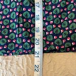 Gap  Women's Floral A-Line Skirt Mini Leaf Lined Waist Tie Green Pink Blue Size 1 Photo 8