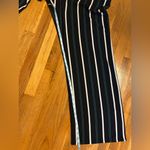 Eliza J  Navy Multicolor Striped Jumpsuit Photo 9