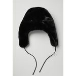 Alo Yoga Faux Fur Polar Hat Black Photo 4