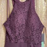 City Triangles plum lace sparkly fit and flare dress size 15 Photo 1