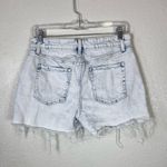 Wild Fable Light Acid Wash Distressed Denim Mom Shorts Photo 1
