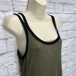 DKNY  Double Strap Cover Up Midi Dress Size S Moss Green New Lightweight Photo 4